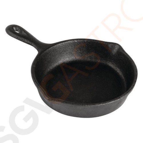 Olympia runde Servierpfanne 11,5cm Geeignet für Brett GJ552 | 11,5(Ø)cm | Gusseisen