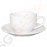 Olympia Cafe Kaffeetassen weiß 22,8cl Passend zu Untertassen GL047, GL048, GL049, HC407, GL464 | 12 Stück | Kapazität: 22,8cl | Steinzeug | weiß
