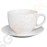 Olympia Cafe Cappuccinotassen weiß 34cl Passend zu Untertassen GL047, GL048, GL049, HC407, GL464 | 12 Stück | Kapazität: 34cl | Steinzeug | weiß