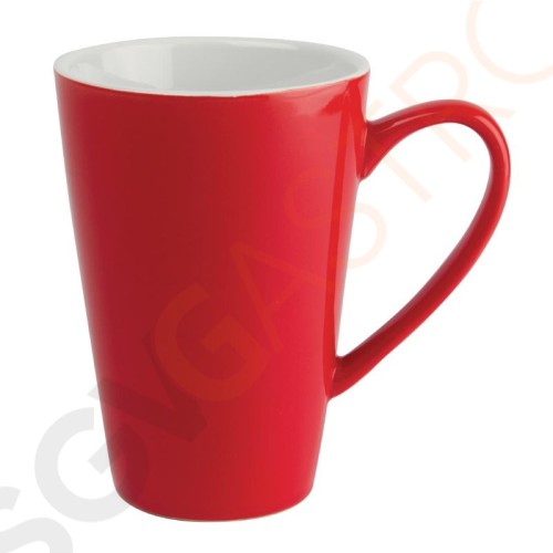 Olympia Cafe Lattetassen rot 45,4cl 12 Stück | Kapazität: 45,4cl | Steinzeug | rot
