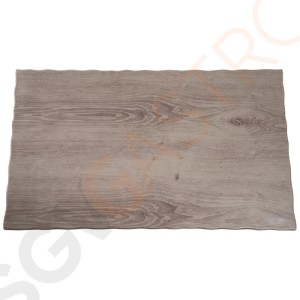 APS Tablett Holzoptik GN1/1 53 x 32,5cm (GN1/1) | Melamin | Holzoptik