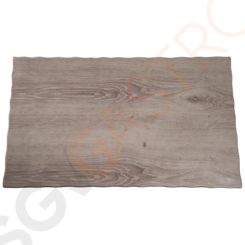 APS Tablett Holzoptik GN1/1 53 x 32,5cm (GN1/1) | Melamin | Holzoptik