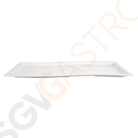 APS Wave Tablett weiß GN1/1 53 x 32,5cm (GN1/1) | Melamin | weiß