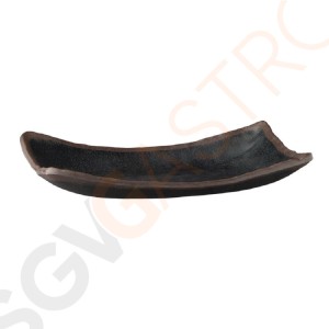 APS Marone rechteckiges Tablett schwarz 26,5 x 16,5cm 26,5 x 16,5cm | Melamin | schwarze Steingutoptik APS Marone rechteckiges Tablett schwarz 26,5 x 16,5cm 26,5 x 16,5cm | Melamin | schwarze Steingutoptik