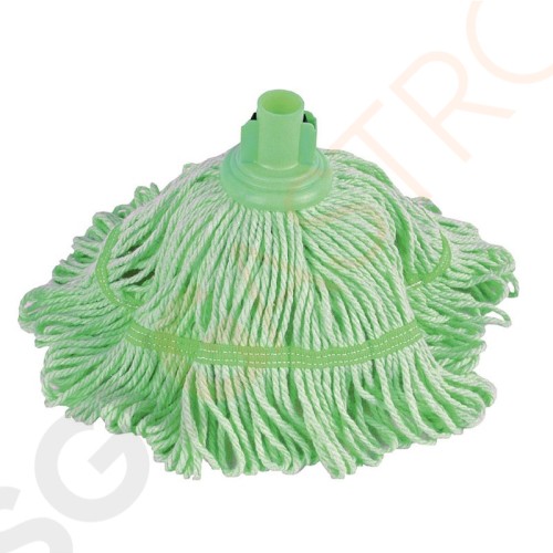 Jantex antibakterieller Moppkopf grün Geeignet für Stiel DN819 | antibakteriell | grün | Polyester/Baumwolle