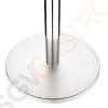 Bolero runder Tischfuß Edelstahl 68cm hoch 68(H)cm | Edelstahl