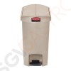 Rubbermaid Slim Jim End Step Pedaleimer beige 30L Kapazität: 30L | beige | Polyäthylenharz Rubbermaid Slim Jim End Step Pedaleimer beige 30L Kapazität: 30L | beige | Polyäthylenharz