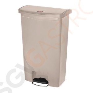 Rubbermaid Slim Jim Front Step Pedaleimer beige 68L Kapazität: 68L | beige | Polyäthylenharz Rubbermaid Slim Jim Front Step Pedaleimer beige 68L Kapazität: 68L | beige | Polyäthylenharz