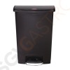 Rubbermaid Slim Jim Front Step Pedaleimer schwarz 90L Kapazität: 90L | schwarz | Polyäthylenharz