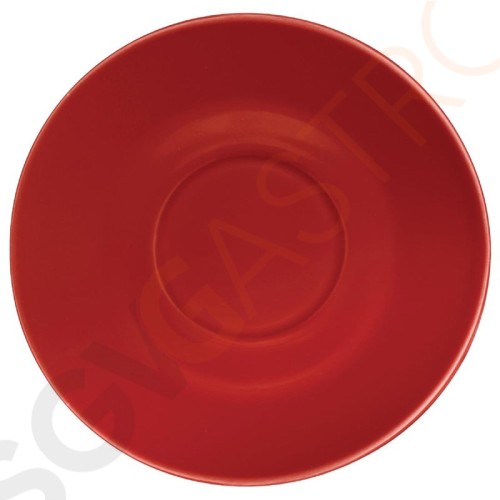 Olympia Cafe Untertassen rot 15,8cm Passend zu den 22,8cl-Kaffee- und 34cl-Cappuccinotassen | 12 Stück | 15,8(Ø)cm | Steinzeug | rot Olympia Cafe Untertassen rot 15,8cm Passend zu den 22,8cl-Kaffee- und 34cl-Cappuccinotassen | 12 Stück | 15,8(Ø)cm | Steinzeug | rot