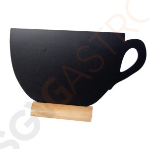 Securit Minitischtafel Tasse 3 Stück | 9 x 13,5 x 2cm