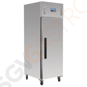 Polar Serie U Gefrierschrank Edelstahl in Bäckereiabmessung 850L 750W/230V | 201 x 74 x 90cm | (Nutz)Kapazität: 850/619L / 18 Bäckereiroste | 1-türig | Edelstahl Polar Serie U Gefrierschrank Edelstahl in Bäckereiabmessung 850L 750W/230V | 201 x 74 x 90cm | (Nutz)Kapazität: 850/619L / 18 Bäckereiroste | 1-türig | Edelstahl