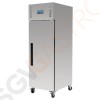 Polar Serie U Gefrierschrank Edelstahl in Bäckereiabmessung 850L 750W/230V | 201 x 74 x 90cm | (Nutz)Kapazität: 850/619L / 18 Bäckereiroste | 1-türig | Edelstahl