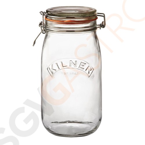Kilner Weckglas 1,5L Luftdichter Bügelverschluss. 1,5 Liter