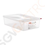 Araven GN1/1 Lebensmittelbehälter mit Deckel 13,7L Polypropylen 13,7L mit Deckel 4er Pack