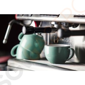 Olympia Cafe Kaffeetassen aqua 22,8cl Passend zu Untertassen GL047, GL048, GL049, HC407, GL464 | 12 Stück | Kapazität: 22,8cl | Steinzeug | aqua