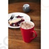 Olympia Cafe Lattetassen rot 34cl 12 Stück | Kapazität: 34cl | Steinzeug | rot