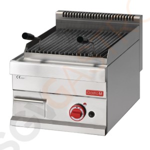 Gastro M Lavasteingrill 65/40GRL 5,5kW | Erdgas | 40 x 65cm | inklusive Lavasteine und Adapter für Propangas | 650-Serie Gastro M Lavasteingrill 65/40GRL 5,5kW | Erdgas | 40 x 65cm | inklusive Lavasteine und Adapter für Propangas | 650-Serie