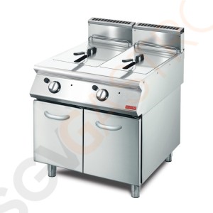 Gastro M Gasfritteuse 70/80FRG 2 x 13L 20,4kW | Kapazität: 2 x 13L | Erdgas | 700-Serie