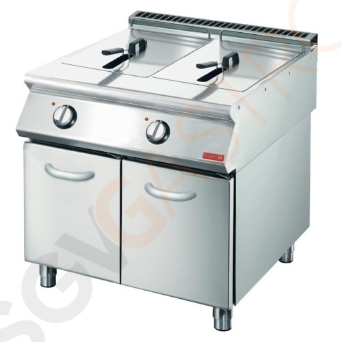 Gastro M Fritteuse 70/80FRE 2 x 10L 18kW/400V | Kapazität: 2 x 10L | 700-Serie