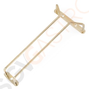 Gläserschiene Messing 25,5cm 3,6 x 25,5 x 15,5cm | Messing