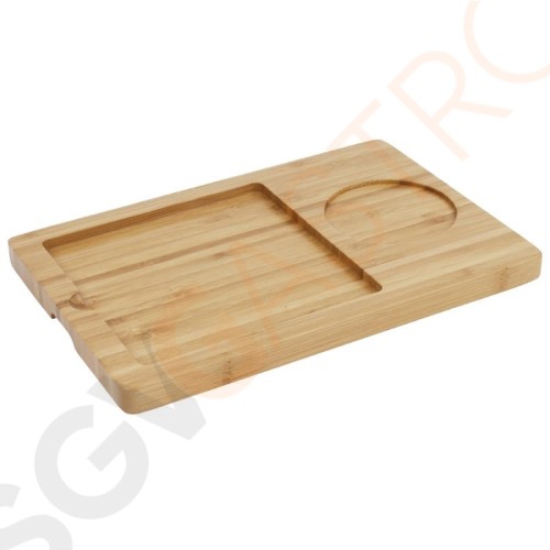 Olympia Holzbrett für CK409 Für Schieferplatte CK409 | 2 x 24 x 16cm | Bambus