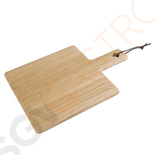 Olympia Servierbrett Eichenholz mit Griff 23 x 23cm 23 x 23cm | Eichenholz