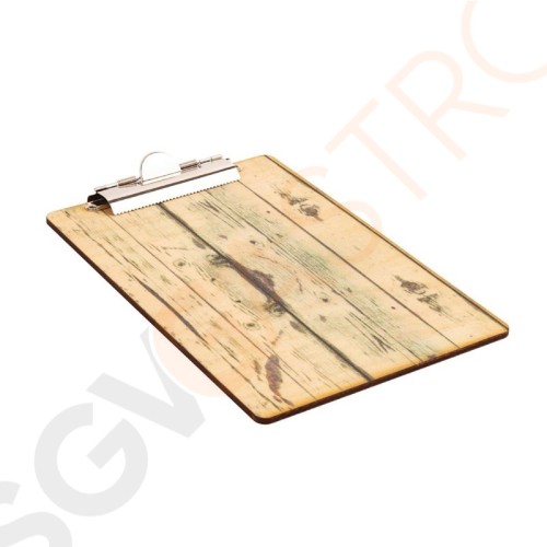 Olympia Speisekarte Klemmbrett Holzoptik A5 GM301 | A5