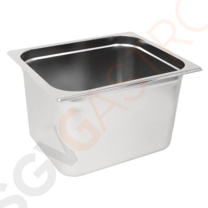 Vogue GN-Behälter Edelstahl 200mm GN2/3 GN2/3. Tiefe: 200mm. Kapazität: 15,7 Liter. Vogue GN-Behälter Edelstahl 200mm GN2/3 GN2/3. Tiefe: 200mm. Kapazität: 15,7 Liter.