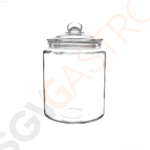 Olympia Glas Keksdose 6,2L Kapazität: 6,2L. Größe: 29,3(H) x 20(Ø)cm.