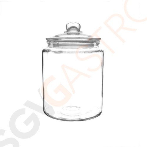 Olympia Glas Keksdose 6,2L Kapazität: 6,2L. Größe: 29,3(H) x 20(Ø)cm.