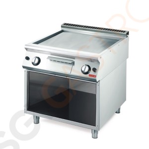 Gastro M Gasgrillplatte GM70/80FTGS 12kW | 80 x 70cm | glatt | Erdgas | 700-Serie