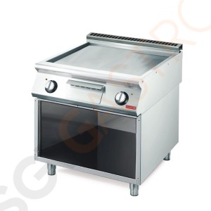 Gastro M elektrische Grillplatte GM70/80FTES 10,8kW/400V | 80 x 70cm | glatt | 700-Serie
