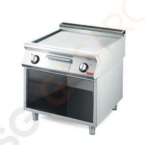 Gastro M elektrische Grillplatte GM70/80FTES-CR 10,8kW/400V | 40 x 70cm | glatt | 700-Serie