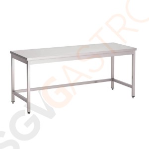 Gastro M Arbeitstisch 160cm lang Edelstahl | 85 x 160 x 70cm