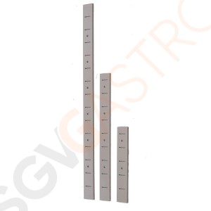 Gastro M Halterung für Wandregal 100cm Für Regale GN183-GN189 | Edelstahl | 100cm