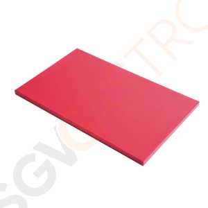 Gastro M Schneidebrett GN1/2 rot 15mm Dick. Farbe: Rot.
