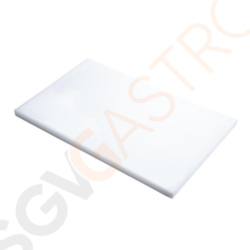 Gastro M HDPE Schneidebrett weiß Weiß (Brot & Käse). 60x40x2cm
