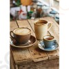 Olympia Kiln Cappuccinotassen Sandstein 23cl Passend zu Untertassen HC391, GP331 ,GP347, GP363, GP479 | 6 Stück | Kapazität: 23cl | Porzellan | Sandstein