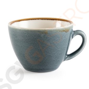 Olympia Kiln Cappuccinotassen Ozean 23cl Passend zu Untertassen HC391, GP331 ,GP347, GP363, GP479 | 6 Stück | Kapazität: 23cl | Porzellan | Ozean