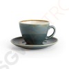 Olympia Kiln Cappuccinotassen Ozean 23cl Passend zu Untertassen HC391, GP331 ,GP347, GP363, GP479 | 6 Stück | Kapazität: 23cl | Porzellan | Ozean