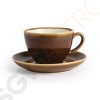 Olympia Kiln Cappuccinotassen Borke 34cl Passend zu Untertassen HC391, GP331 ,GP347, GP363, GP479 | 6 Stück | Kapazität: 34cl | Porzellan | Borke