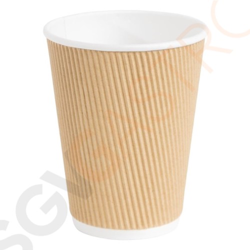 Fiesta Heißgetränkebecher 34cl x25 Kapazität: 34cl. Farbe: Hellbraun. Verkauft im 25er Pack.