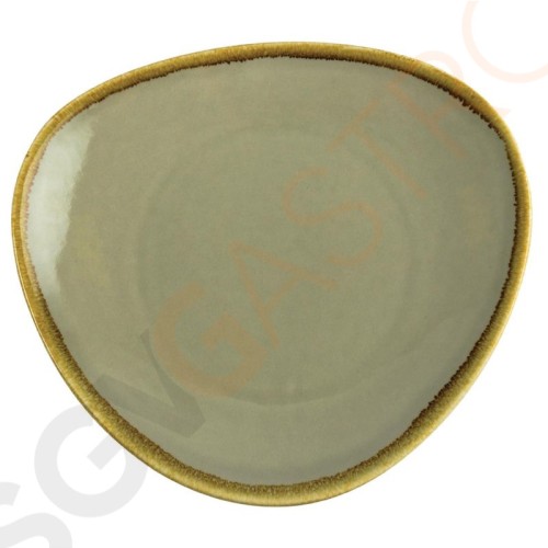 Olympia Kiln dreieckige Teller Moos 28cm 4 Stück | 28(Ø)cm | Porzellan | Moos Olympia Kiln dreieckige Teller Moos 28cm 4 Stück | 28(Ø)cm | Porzellan | Moos