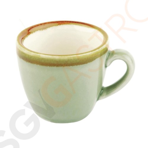 Olympia Kiln Espressotassen Moos 8,5cl Passend zu Untertassen HC389, GP239, GP345, GP361, GP477 | 6 Stück | Kapazität: 8,5cl | Porzellan | Moos