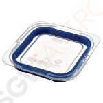 Araven Deckel für GN1/6 Lebensmittelbehälter blau Größe: 162(B) x 176(L)mm. Passend für: GP570, GP571, GP572