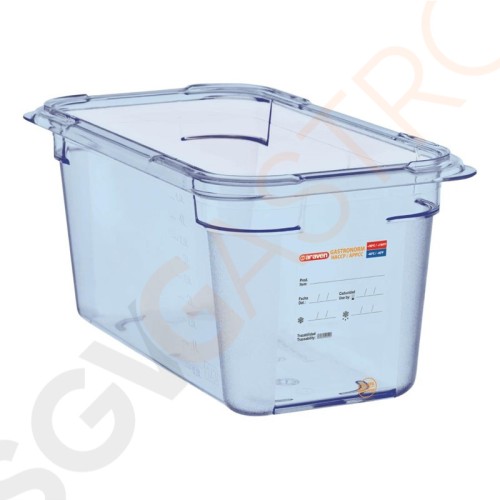 Araven GN1/3 Lebensmittelbehälter blau 150mm Größe: 150(H) x 176(B) x 325(L)mm Araven GN1/3 Lebensmittelbehälter blau 150mm Größe: 150(H) x 176(B) x 325(L)mm