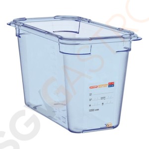Araven GN1/3 Lebensmittelbehälter blau 200mm Größe: 200(H) x 176(B) x 325(L)mm Araven GN1/3 Lebensmittelbehälter blau 200mm Größe: 200(H) x 176(B) x 325(L)mm