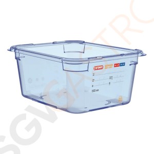 Araven GN1/2 Lebensmittelbehälter blau 150mm Größe: 150(H) x 265(B) x 325(L)mm Araven GN1/2 Lebensmittelbehälter blau 150mm Größe: 150(H) x 265(B) x 325(L)mm