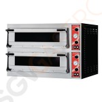 Gastro M Rome 2 Pizzaofen 2 Kammern 12kW/400V | 2 Kammern